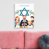 Toile Hanoukka Family Repas Canvas Art (Insitu(Salon))