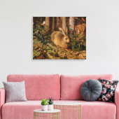 Toile Hans Hoffmann Un Lièvre Dans La Forêt (Insitu(Salon))