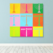 Toile hanukkah Pop Art (Insitu (Plancher de Bois))