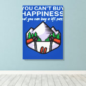 Toile Happiness buy lift pass_ (Insitu (Plancher de Bois))