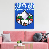 Toile Happiness buy lift pass_ (Insitu(Salon))