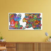 Toile Happiness By Squid Fear City (2.5) (Insitu(Salon))