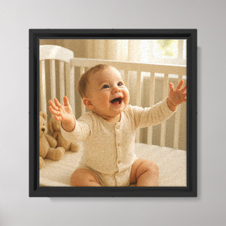 Toile Happy Baby Canvas Print