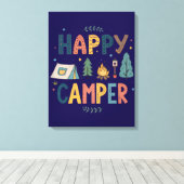 Toile Happy Camper Canvas Print (Insitu (Plancher de Bois))