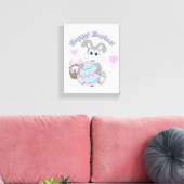 Toile Happy Easter ! Bunny Easter (Insitu(Salon))