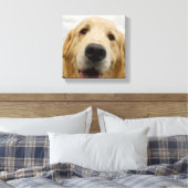 Toile Happy Golden Retriever (Insitu(Chambre))
