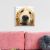 Toile Happy Golden Retriever (Insitu(Salon))