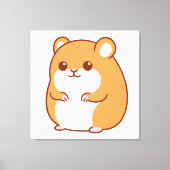 Toile Happy Hamster Canvas Print (Recto)