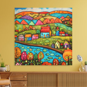 Toile Happy Hills