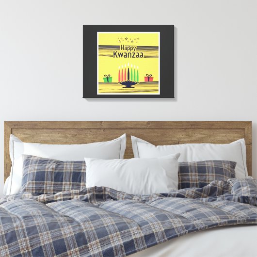 Toile Happy Kwanzaa Canvas Print (Insitu(Chambre))