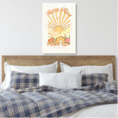 Toile Happy Mind Happy Life Hippy Vibes Super (Insitu(Chambre))