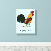 Toile Happy Rooster (Insitu (Plancher de Bois))