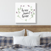 Toile Happy to Bee Home Mots I | Maison Sweet Home (Insitu(Chambre))