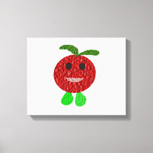 Toile Happy Tomato Canvas Print