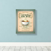 Toile Haricots rouges traditionnels et riz (Insitu (Plancher de Bois))