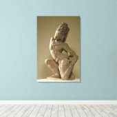 Toile Harihara dansant dans la pose d'alidha, Prathara d (Insitu (Plancher de Bois))