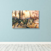 Toile Harlem Hell Fighters Séchault H. Charles McBarron (Insitu (Plancher de Bois))