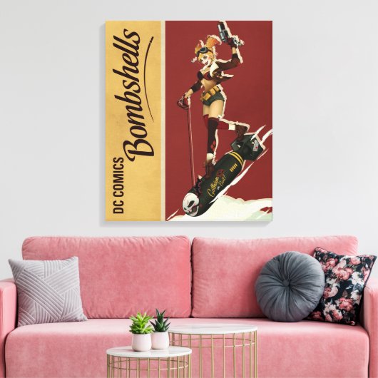 Toile Harley Quinn Bombshells Pinup (Insitu(Salon))