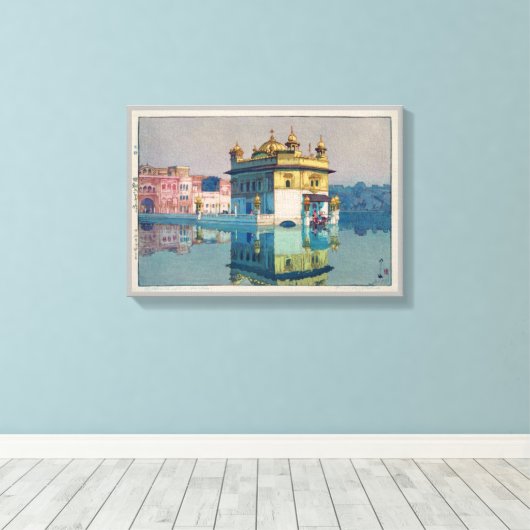 Toile Harmandir Sahib (Temple d'Or), Hiroshi Yoshida (Insitu (Plancher de Bois))