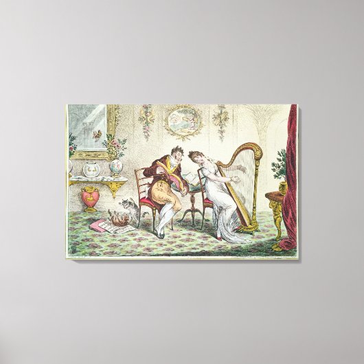 Toile Harmonie avant mariage, 1805 (Recto)