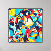 Toile Harmonie colorée (Recto)