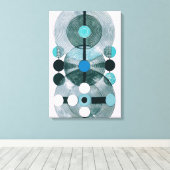 Toile Harmonie des cercles de cultures (Insitu (Plancher de Bois))