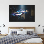 Toile Harmonie Électrique (Insitu(Chambre))
