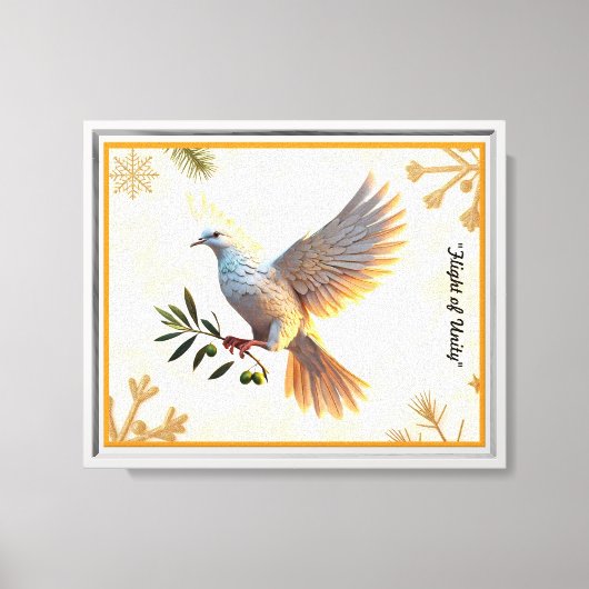 Toile "Harmonie en vol" (Recto)