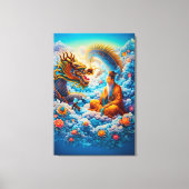 Toile Harmonie Éternelle : La Bénédiction du Dragon (Recto)