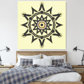 Toile Harmonie éternelle Mandala — Géométrie divine en o (Insitu(Chambre))
