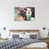Toile Harmonie Géométrique (Insitu(Chambre))