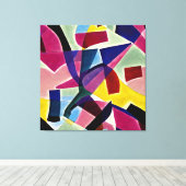 Toile Harmonie géométrique (Insitu (Plancher de Bois))