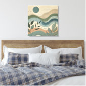 Toile Harmonie naturelle - Vagues Abstraites biologiques (Insitu(Chambre))