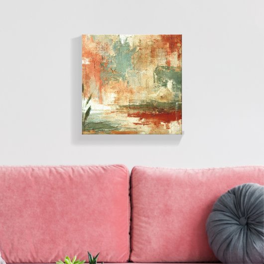 Toile Harmonie rustique (Insitu(Salon))