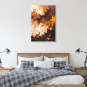 Toile Harmonie terrestre - Peinture Abstraite texturée à (Insitu(Chambre))