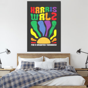 Toile Harris Waltz, pour un avenir meilleur, Kamala LGBT