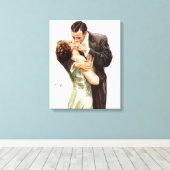 Toile Harrison Fisher : Le baiser (Insitu (Plancher de Bois))