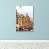 Toile Harrods de Knightsbridge HDR (Insitu (Plancher de Bois))