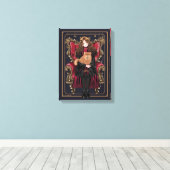 Toile HARRY POTTER™ | Anime Hermione Granger Seated (Insitu (Plancher de Bois))