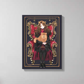 Toile HARRY POTTER™ | Anime Hermione Granger Seated