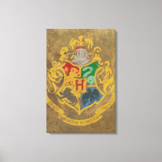 Toile Harry Potter | Cimier de Poudlard - noir et blanc