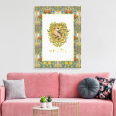 Toile HARRY POTTER™ | Crête HUFFLEPUFF™ (Insitu(Salon))