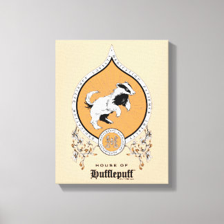 Toile HARRY POTTER™ | Délicat croquis HUFLEPUFF™ Crest