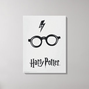 Toile Harry Potter Éclair de voiture et lunettes