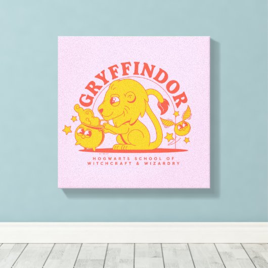 Toile HARRY POTTER™ | École de Hogwarts GRYFFINDOR™ (Insitu (Plancher de Bois))
