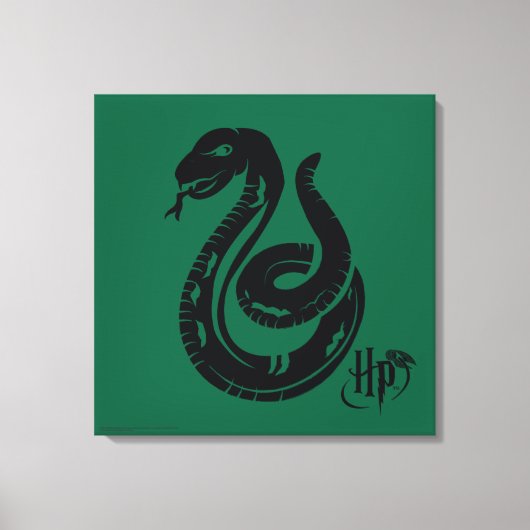 Toile Harry Potter | Icône de serpent de Serpentard (Recto)