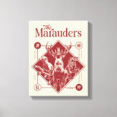 Toile HARRY POTTER™ Les Marauders Animagus Graphisme (Recto)