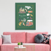 Toile HARRY POTTER™ | Moments magiques (Insitu(Salon))