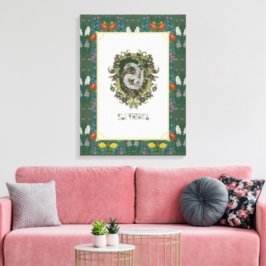 Toile HARRY POTTER™ | SLYTHERIN™ Crest (Insitu(Salon))