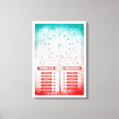 Toile Harry Potter Spell | Graphique d'instructions (Recto)